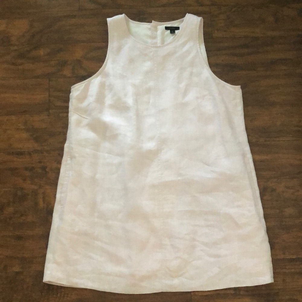 Linen/Cotton Lilac J Crew Sleeveless Dress